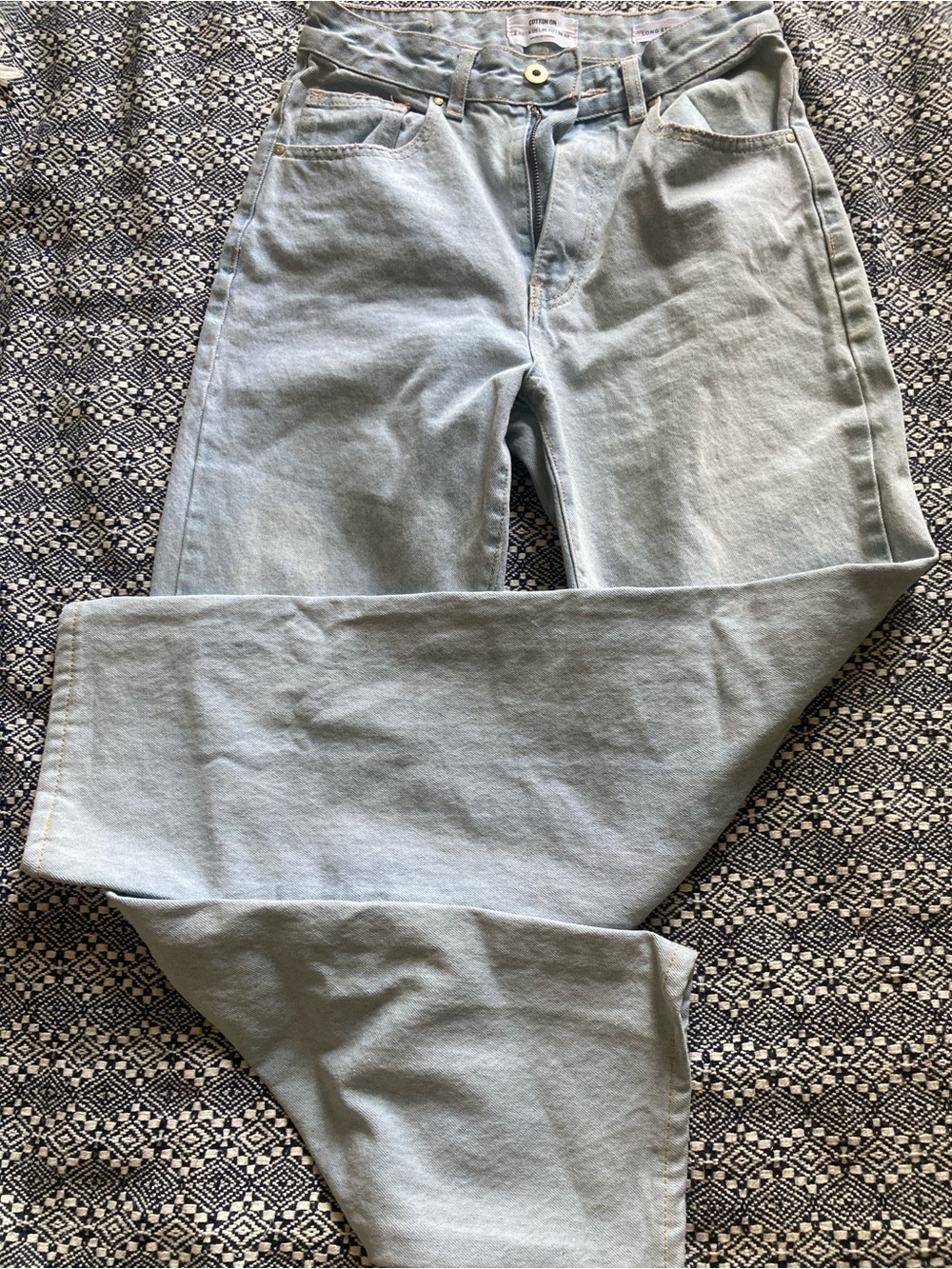 Cotton On High-Rise Jeans in Light Blue